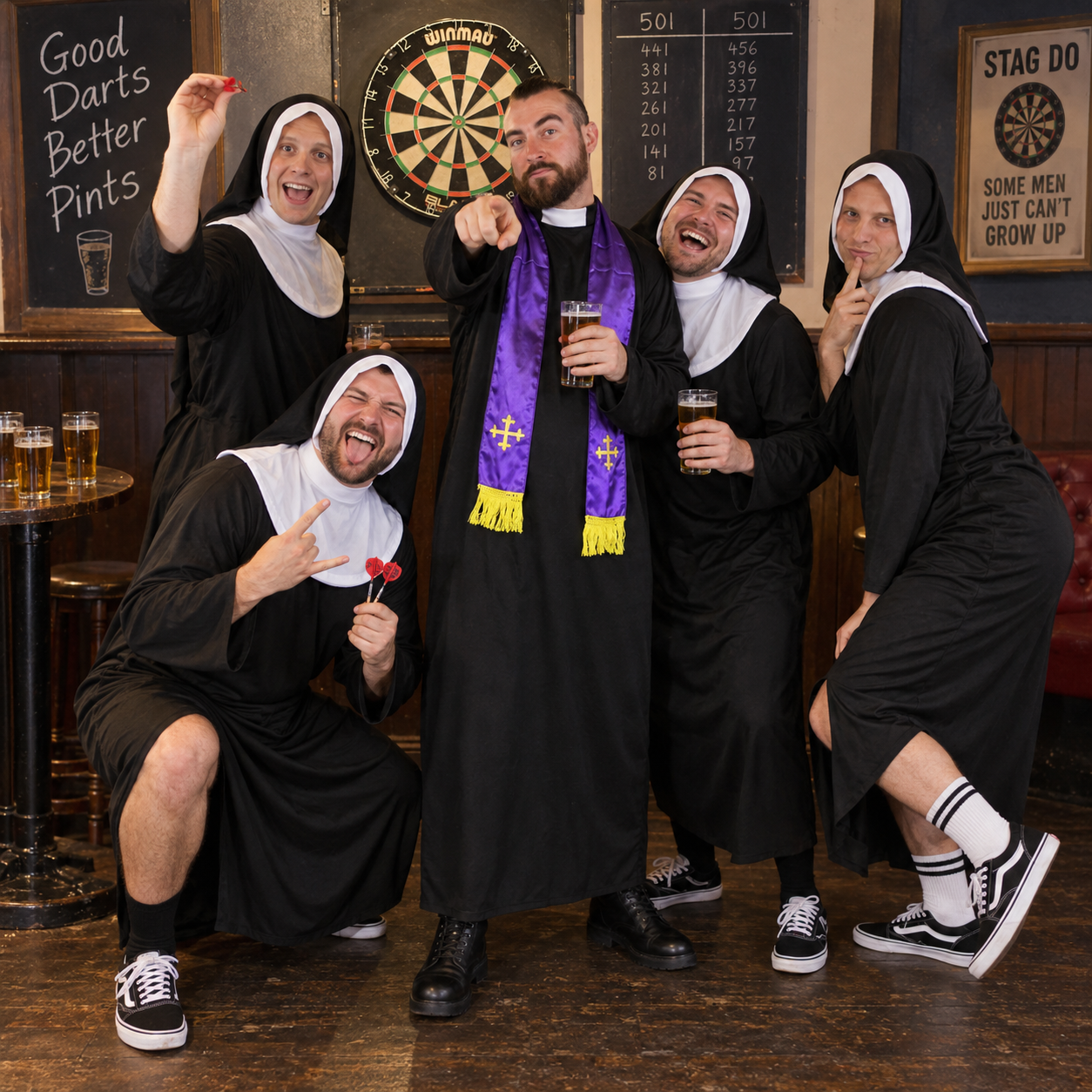 Priest & Nun