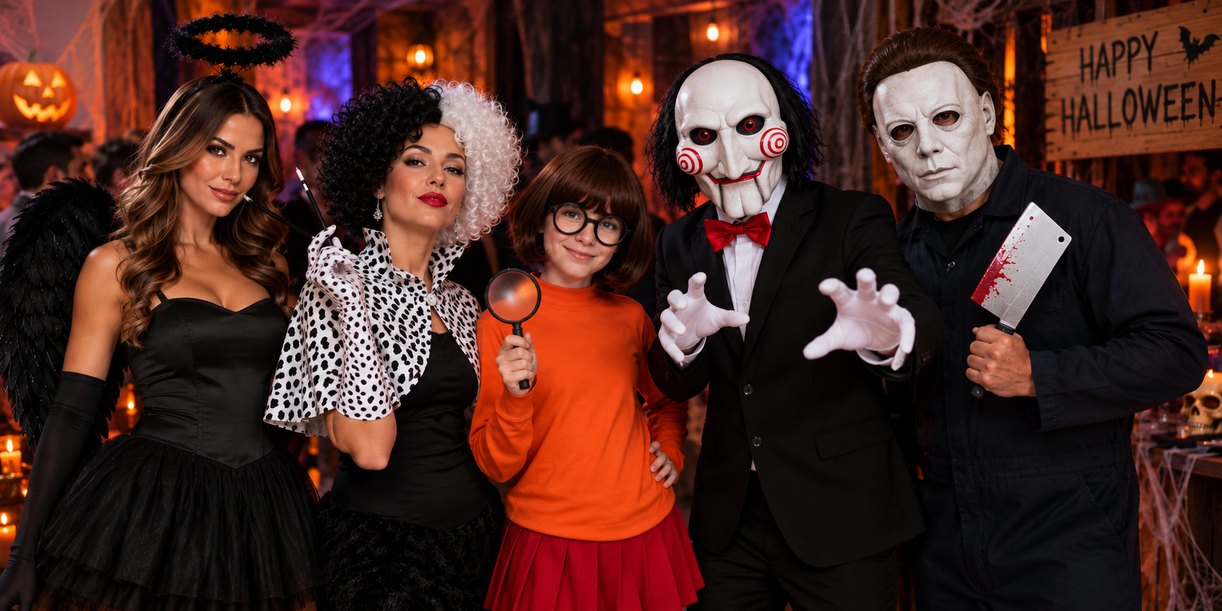 Halloween accessory sets and costume kits