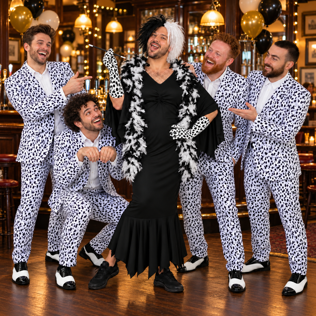 Evil Dog Lady Stag & His Dalmatians