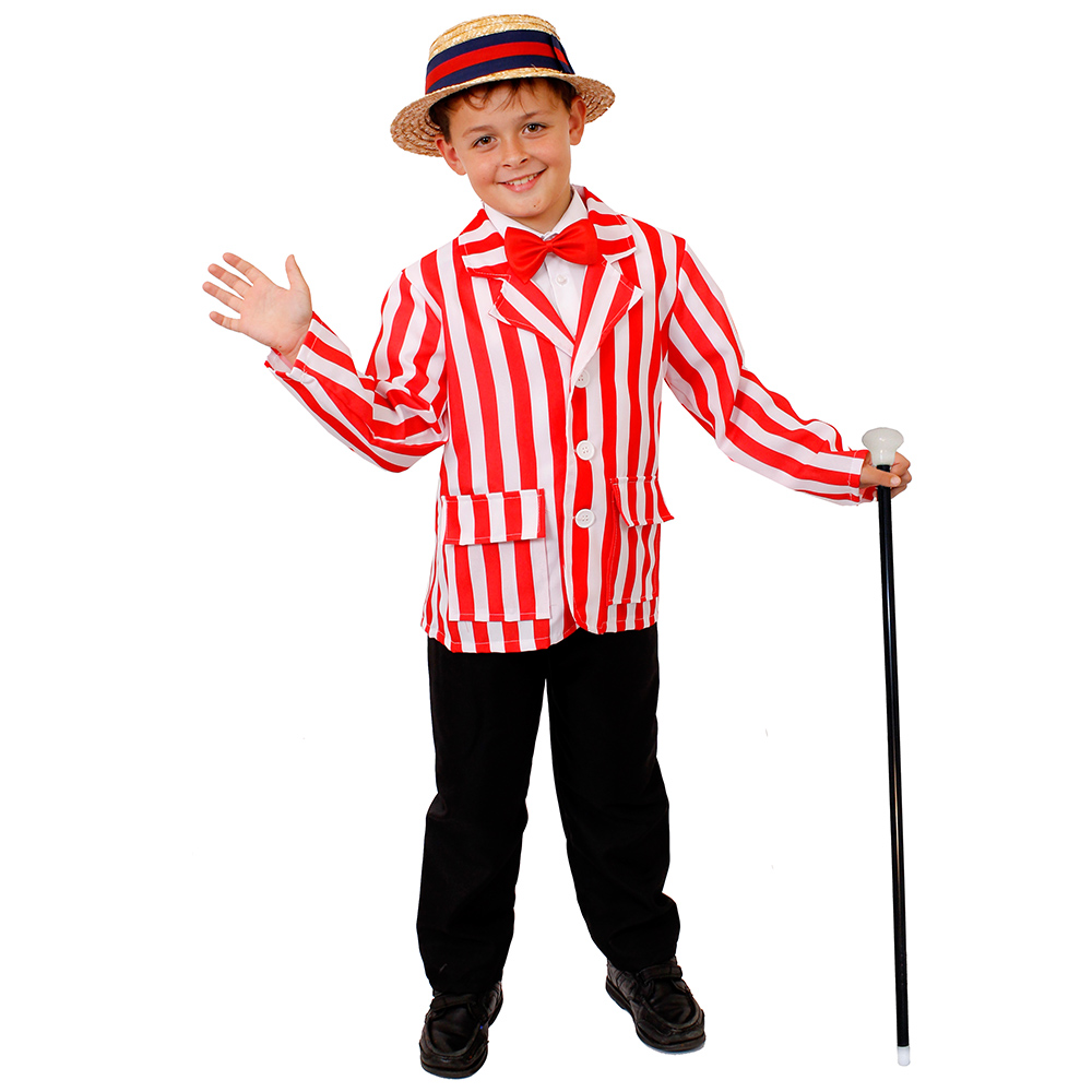Childrens Red and White Striped Blazer