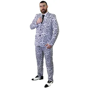 Adults Dalmatian Print Suit
