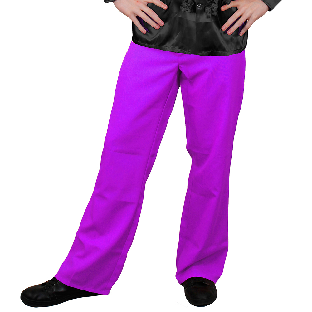 1970s Disco Trousers - Purple