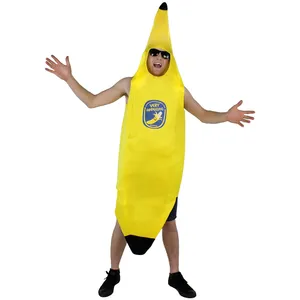 Adults Banana Costume with Sticker