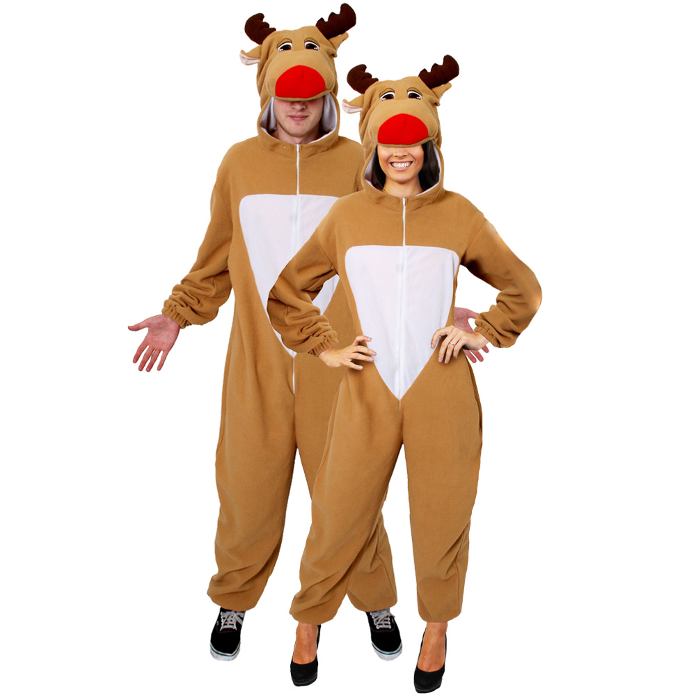Adult Christmas Reindeer Onesie