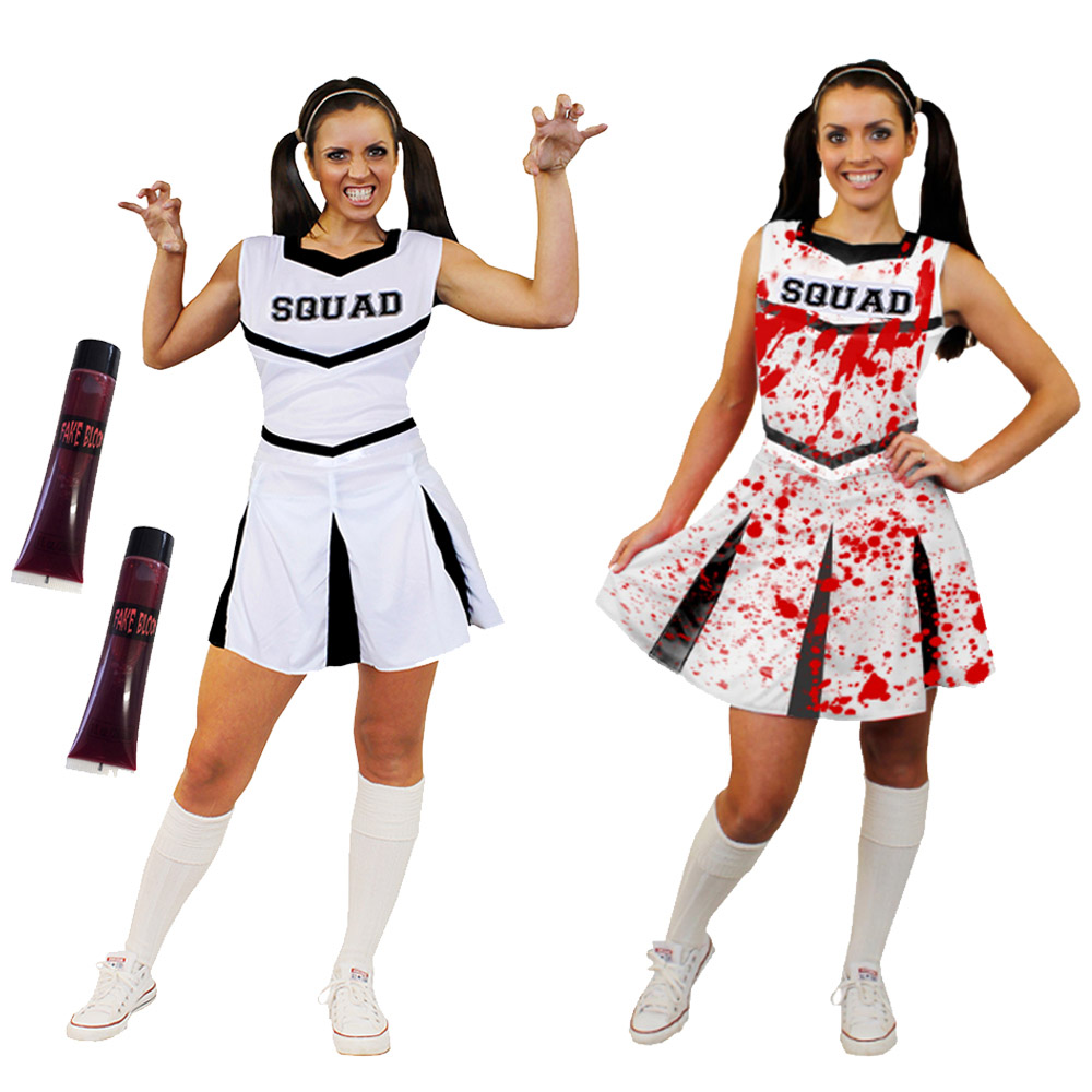 Ladies Bloody Cheerleader Costume