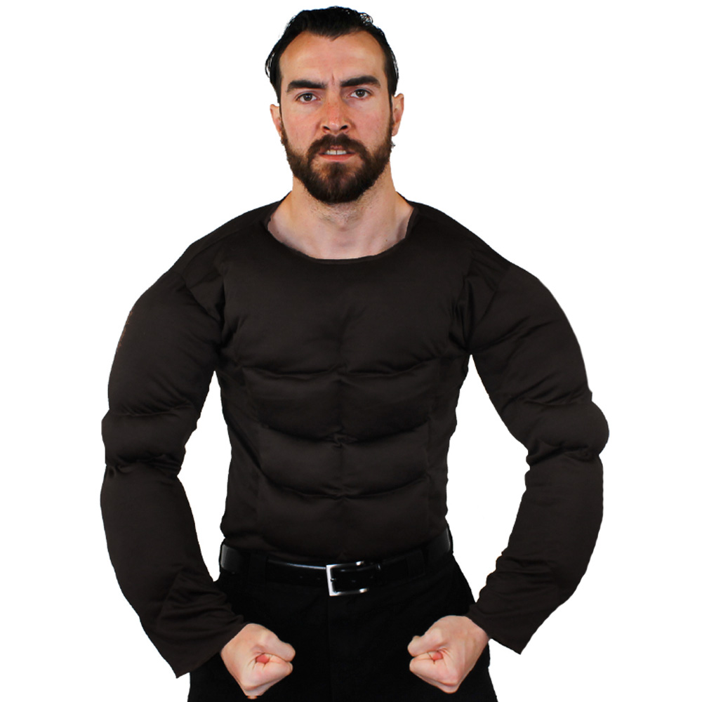 Adults Muscle Chest - Black