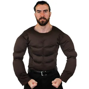 Adults Muscle Chest - Brown