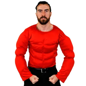 Adults Muscle Chest - Red