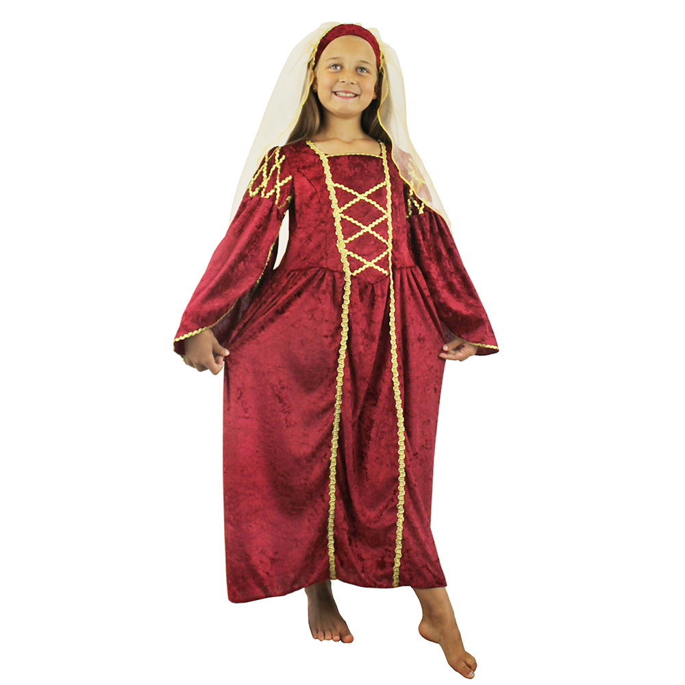 Red Tudor Princess Costume