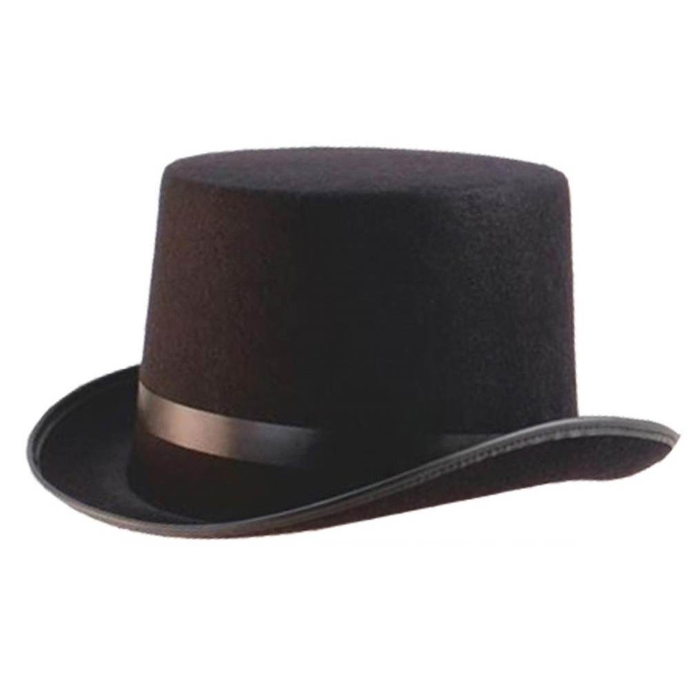 Black Felt Top Hat