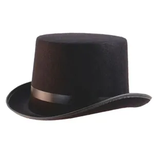 Black Felt Top Hat