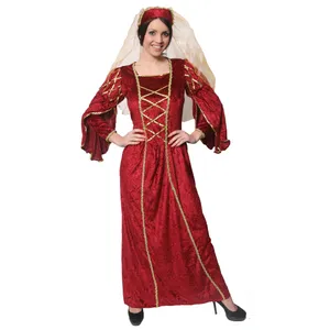 Ladies Past Times Queen Costume - Red