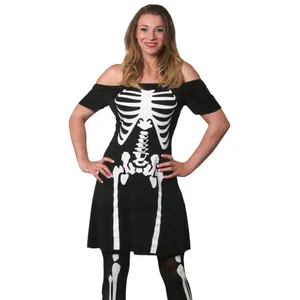 Ladies Halloween Skeleton Dress
