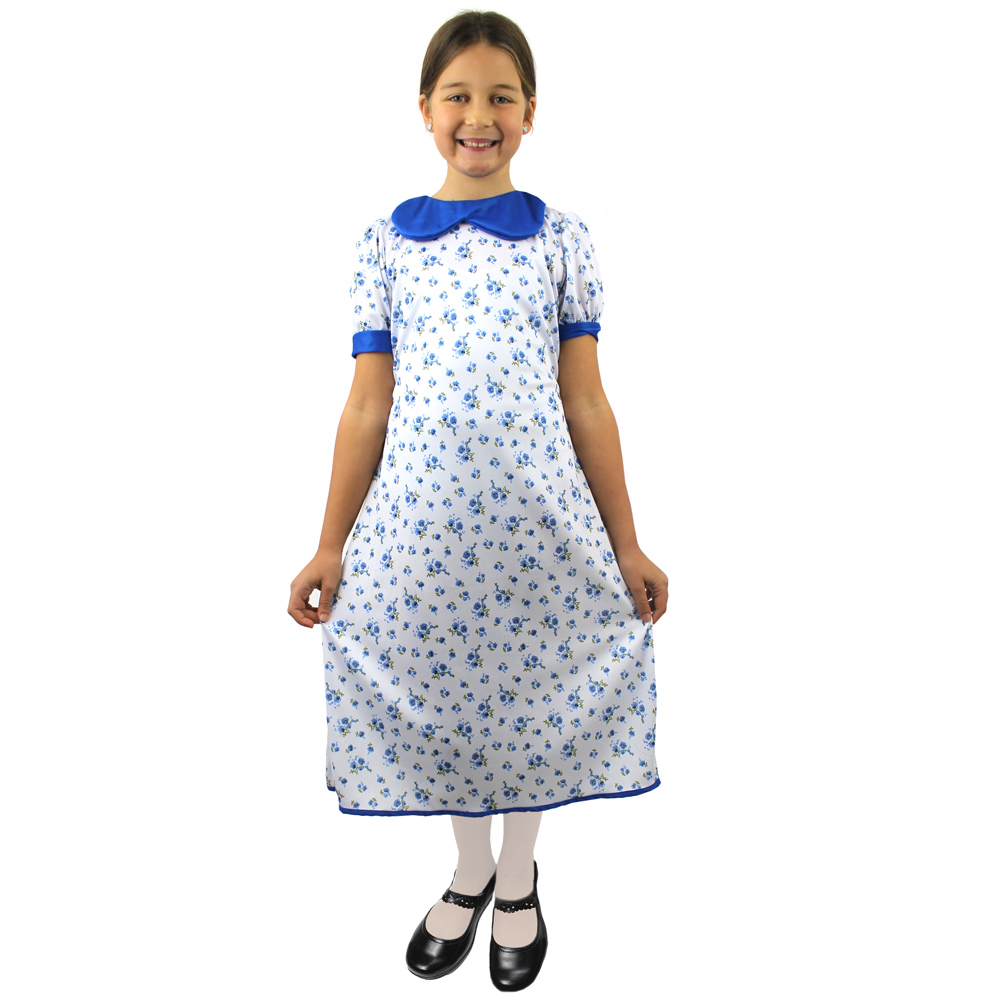 Childs Evacuee Girl War Dress