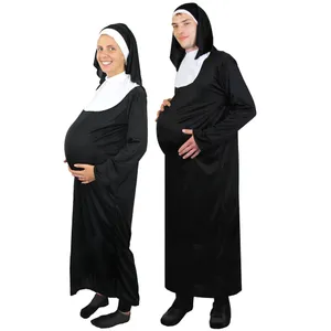 Unisex Pregnant Nun Costume