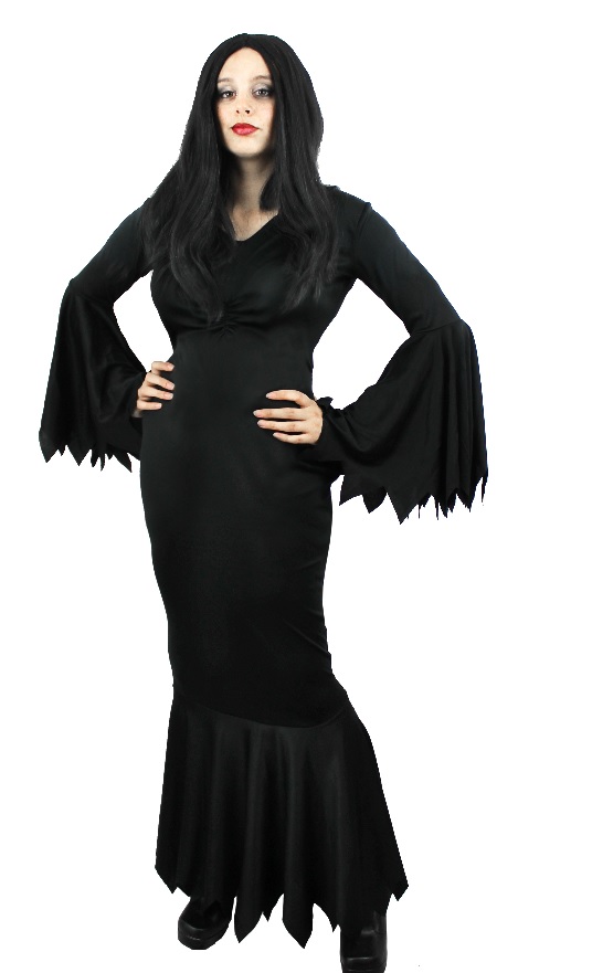 Gothic Black Vampiress Dress