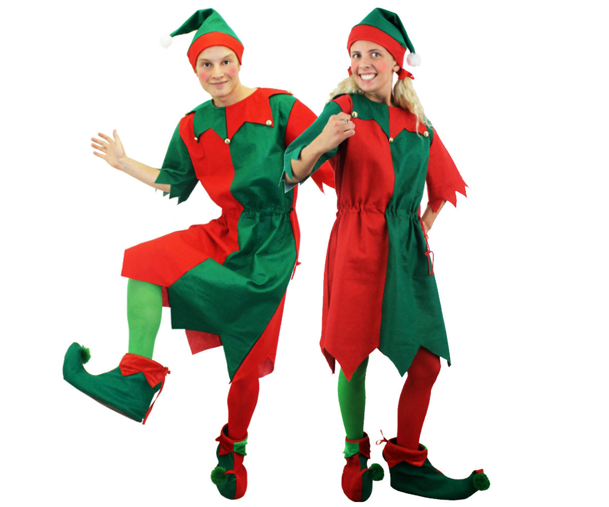 Adult Elf Costume - Tunic and Hat