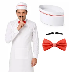 Ice Cream Man Halloween Costume | Adult Scary Horror Fancy Dress Set