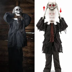 Halloween Animatronic Skeleton Decoration | Head-Popping Prop