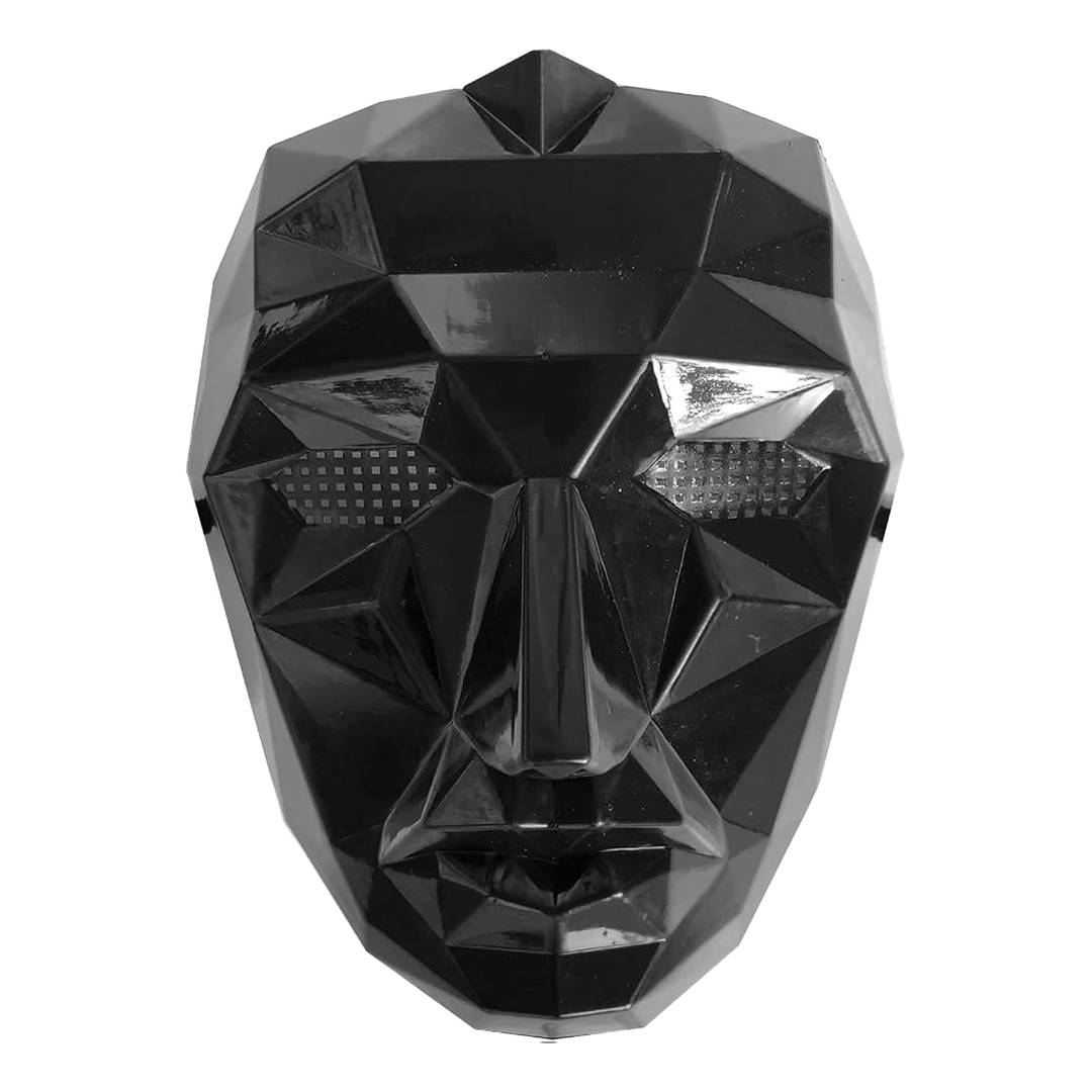 Squid Boss Mask | Geometric Guard Fancy Dress Face Mask