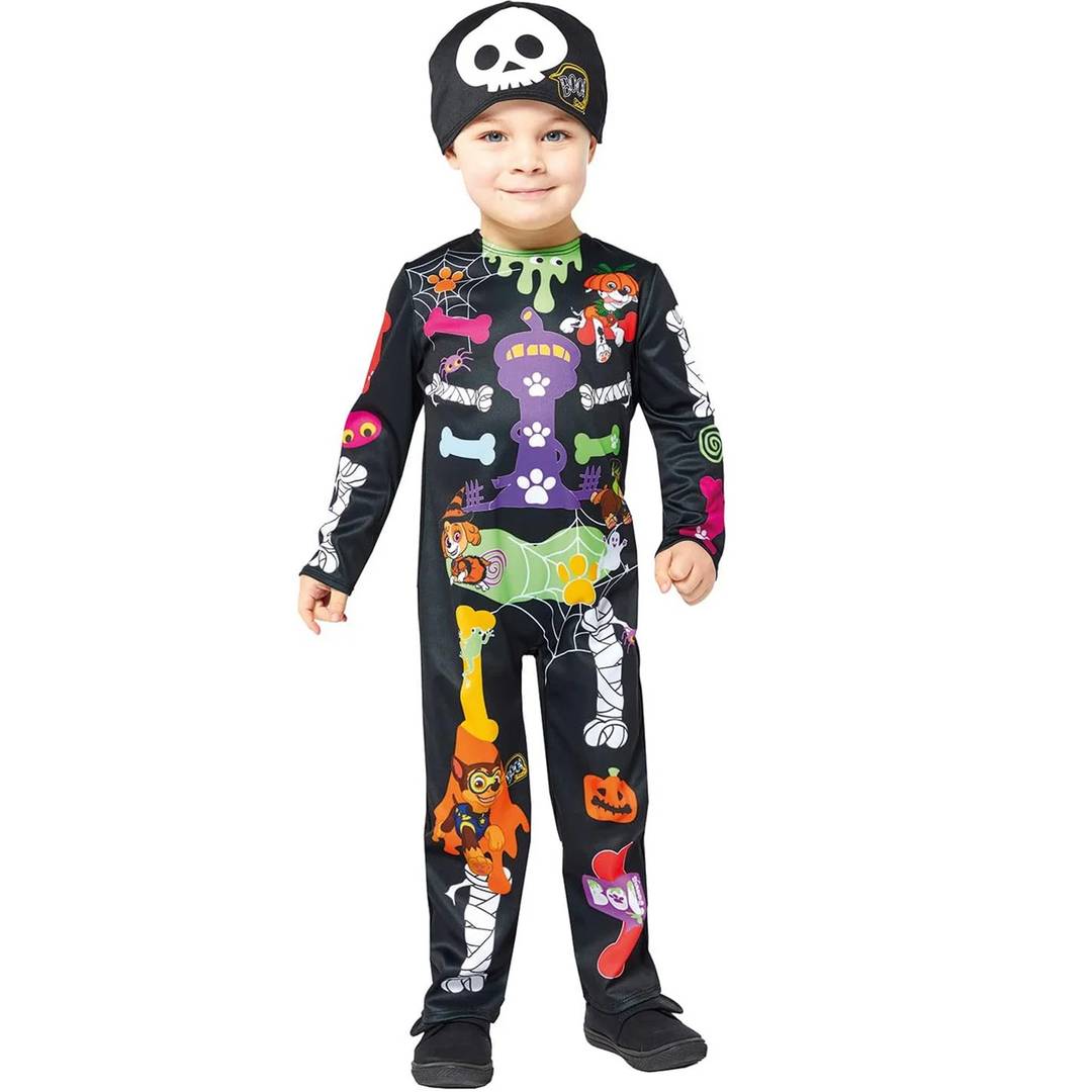 Paw Patrol Skeleton Costume Official Licensed Nickelodeon Halloween