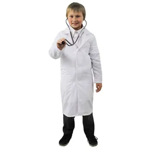 Kids Doctor Costume | White Lab Coat and Fake Stethoscope Set