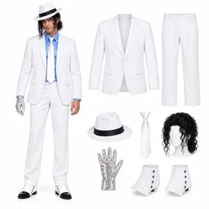 Adult Smooth Pop Star Costume | 80s Fancy Dress Outfit Musician Halloween