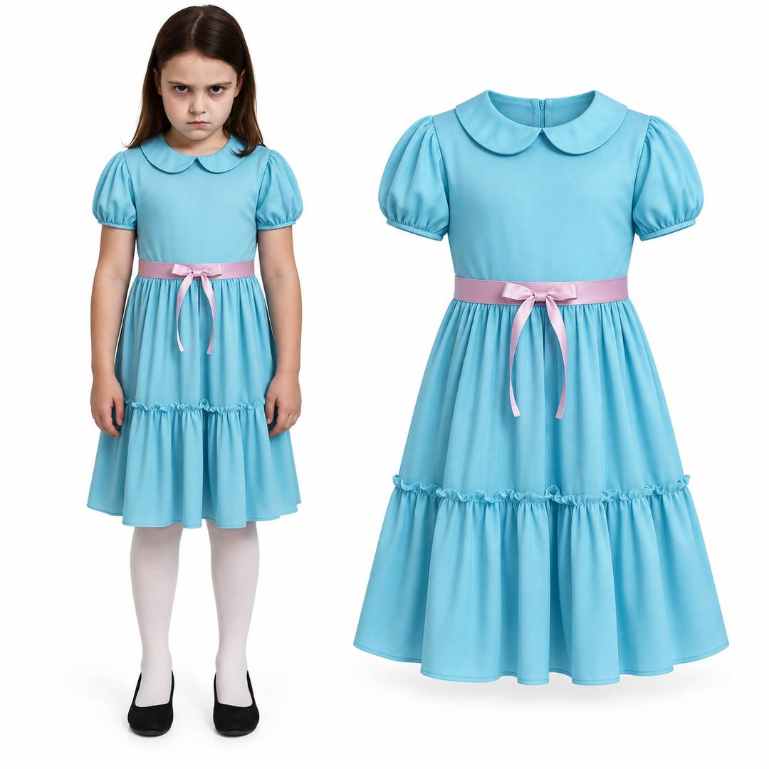 Girls Halloween Haunted Twin Costume | Spooky Fancy Dress Outfit