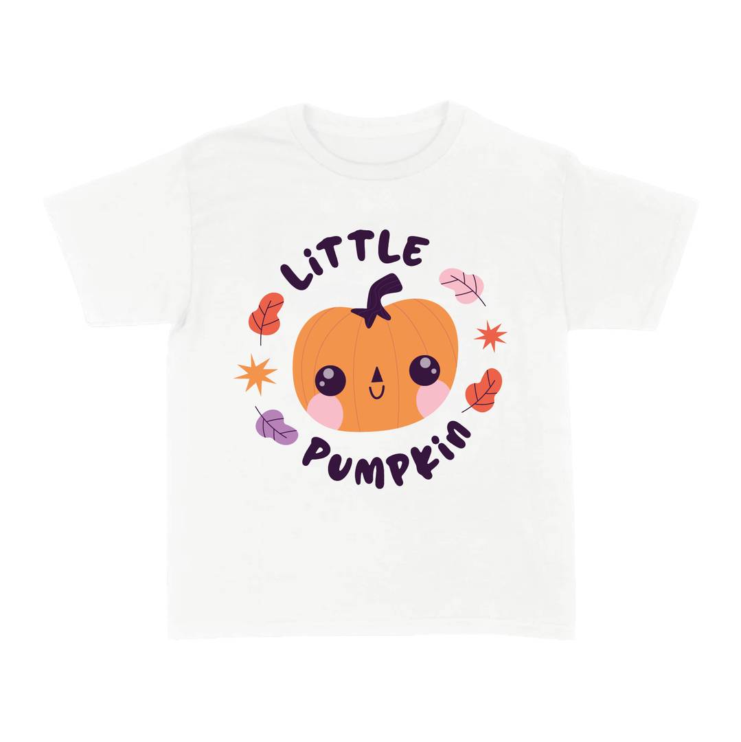 Kids Little Pumpkin Halloween T-Shirt | Trick Or Treat Costume