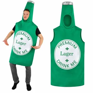 Adults Beer Bottle Costume | Oktoberfest Fancy Dress Outfit Novelty