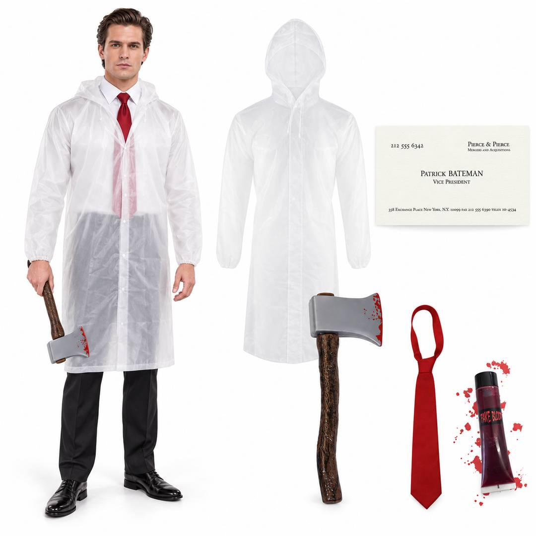Mens Halloween Businessman Costume | Adult Fancy Dress Set