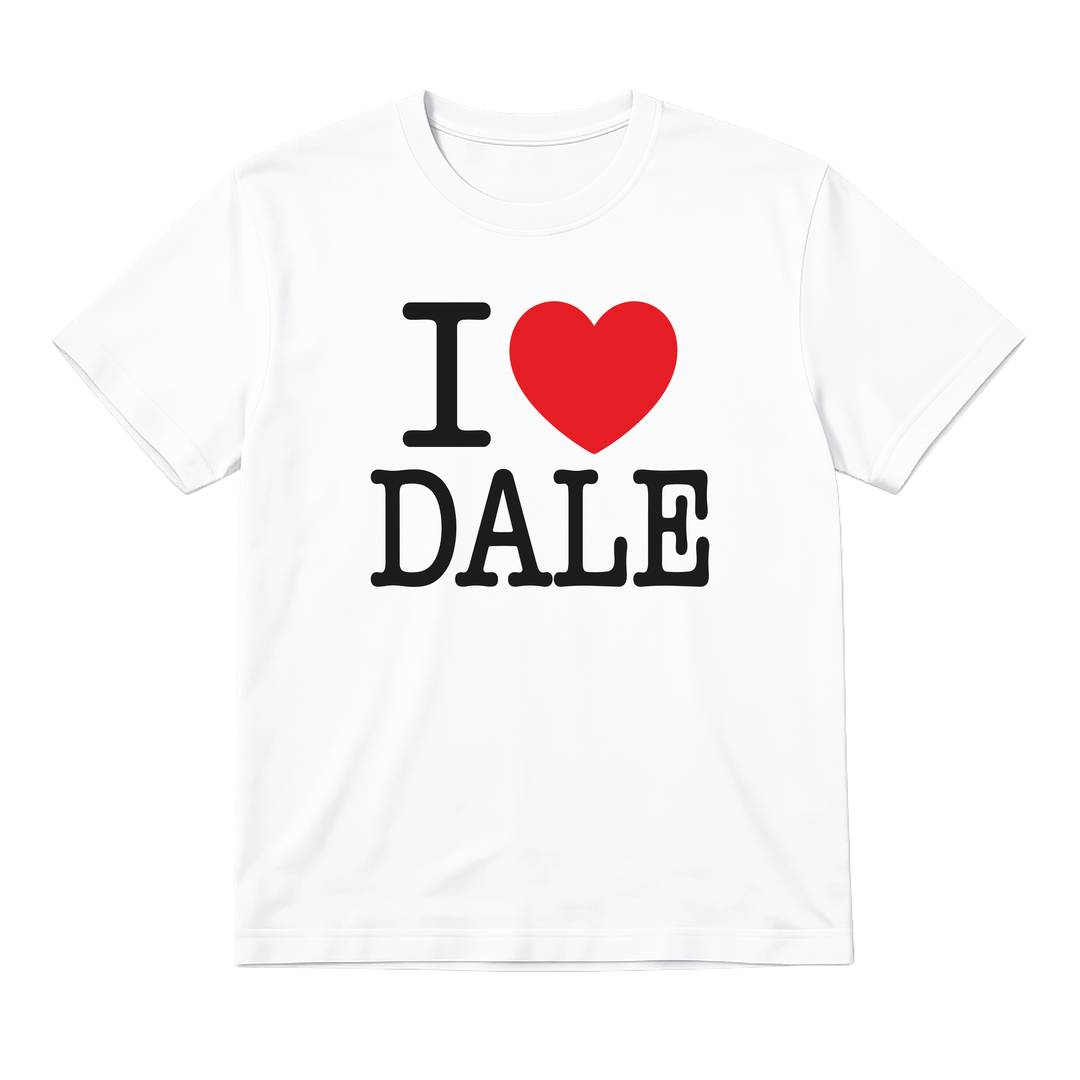 Adults I Heart Dale White T-Shirt | Unisex Latin Music Concert Fan Tee | 100% Cotton