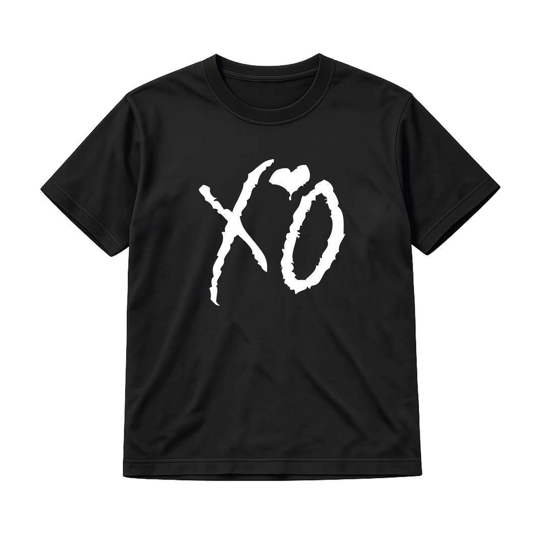 Adult Unisex XO Print Baby Tee | Concert Festival Fitted Top