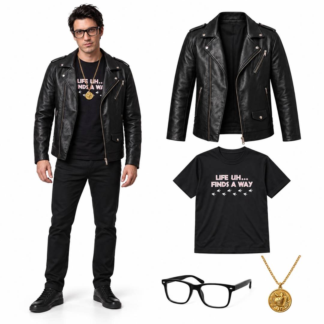 Mens Chaos Theorist Scientist Costume | Movie Character Fancy Dress