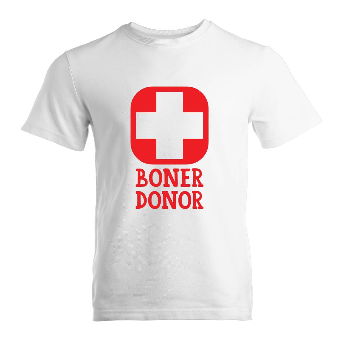 Mens Boner Doner T-Shirt | Bachelor Party Novelty Top