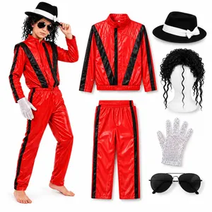 Kids King of Pop Costume Set | Complete 80s Fancy Dress Outfit