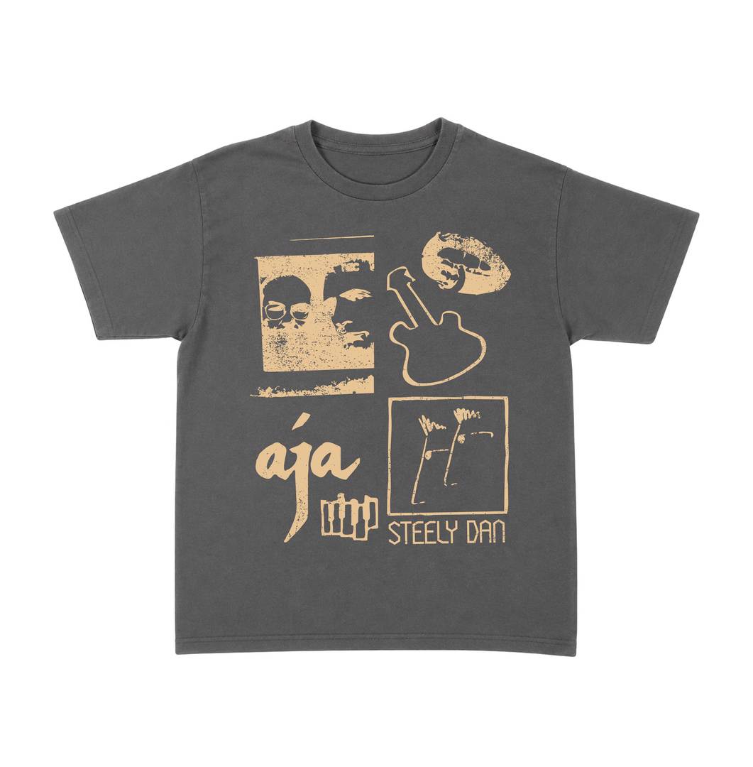 Ladies Concert Baby Tee | Jazz Rock Yacht Rock Charcoal T-Shirt