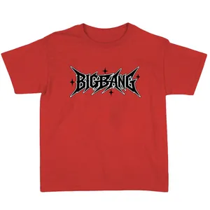 Adults K-Pop Band Red T-Shirt | Music Concert Festival Fan Tee