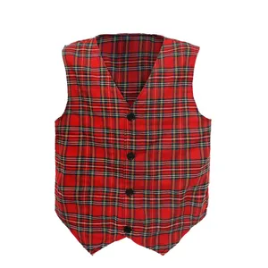 Adult Tartan Ceilidh Waistcoat | Scottish Highland Fancy Dress