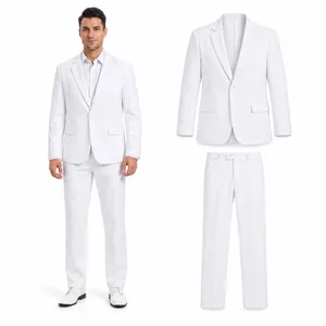 Adult 1980s Gangster Costume | White Mob Boss Fancy Dress Suit