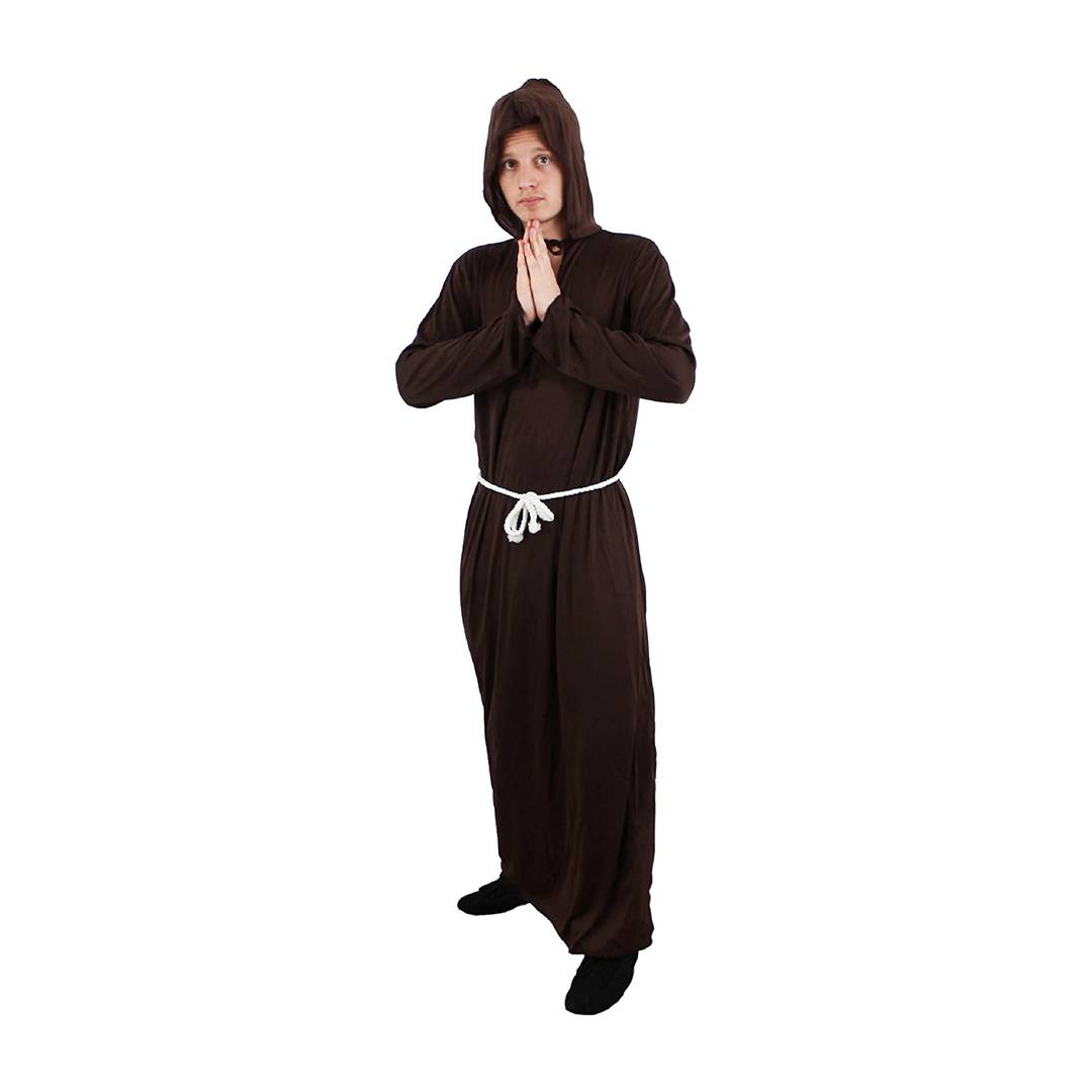 Adults Brown Medieval Monk