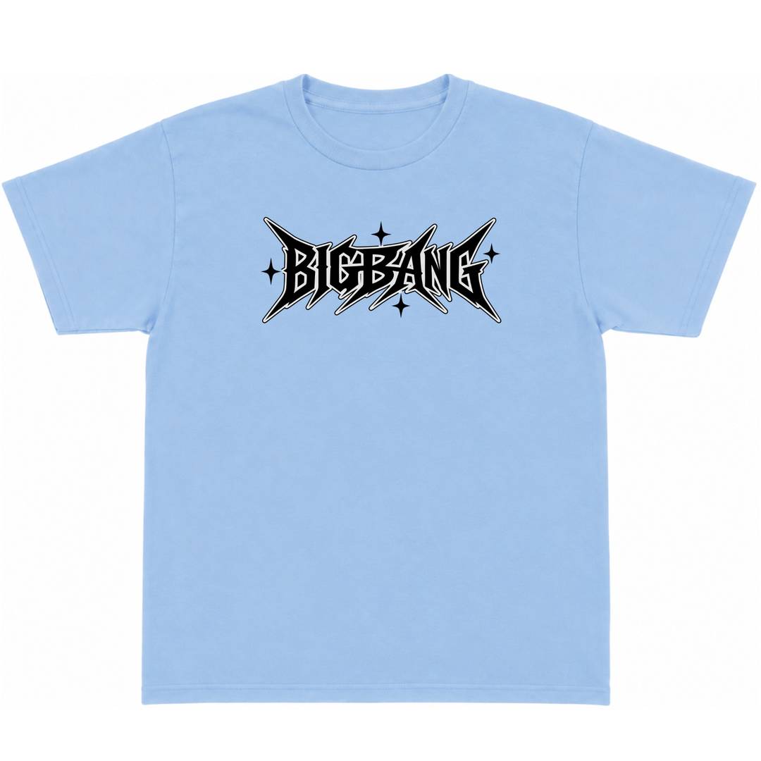 Womens K-Pop Concert Tee | Light Blue Stage Fan Cotton T-Shirt