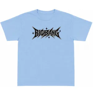 Womens K-Pop Concert Tee | Light Blue Stage Fan Cotton T-Shirt