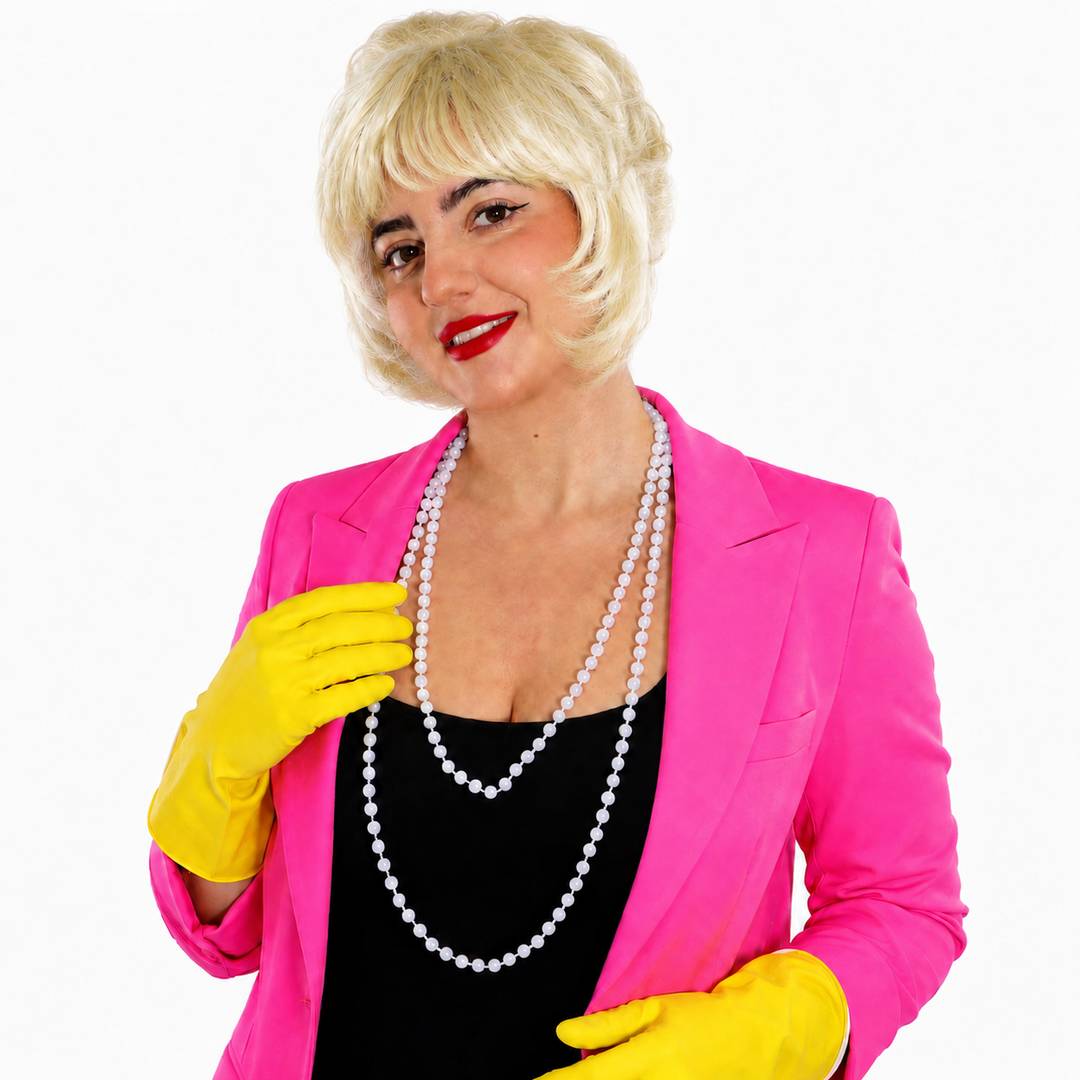 Womens Cleaning Queen Accessory Set | Glam TV Cleaner Costume