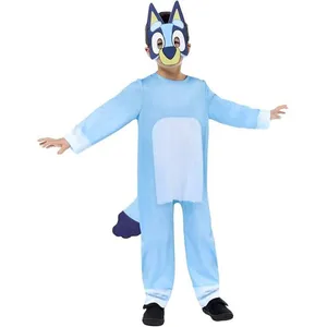 Kids Bluey Officially Licensed Costume | Character Jumpsuit & Mask