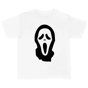 Adult Screaming Ghost Face Halloween T-Shirt | Unisex Costume Top