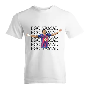 Unisex Adult Football Hero Goal Celebration Print White T-Shirt