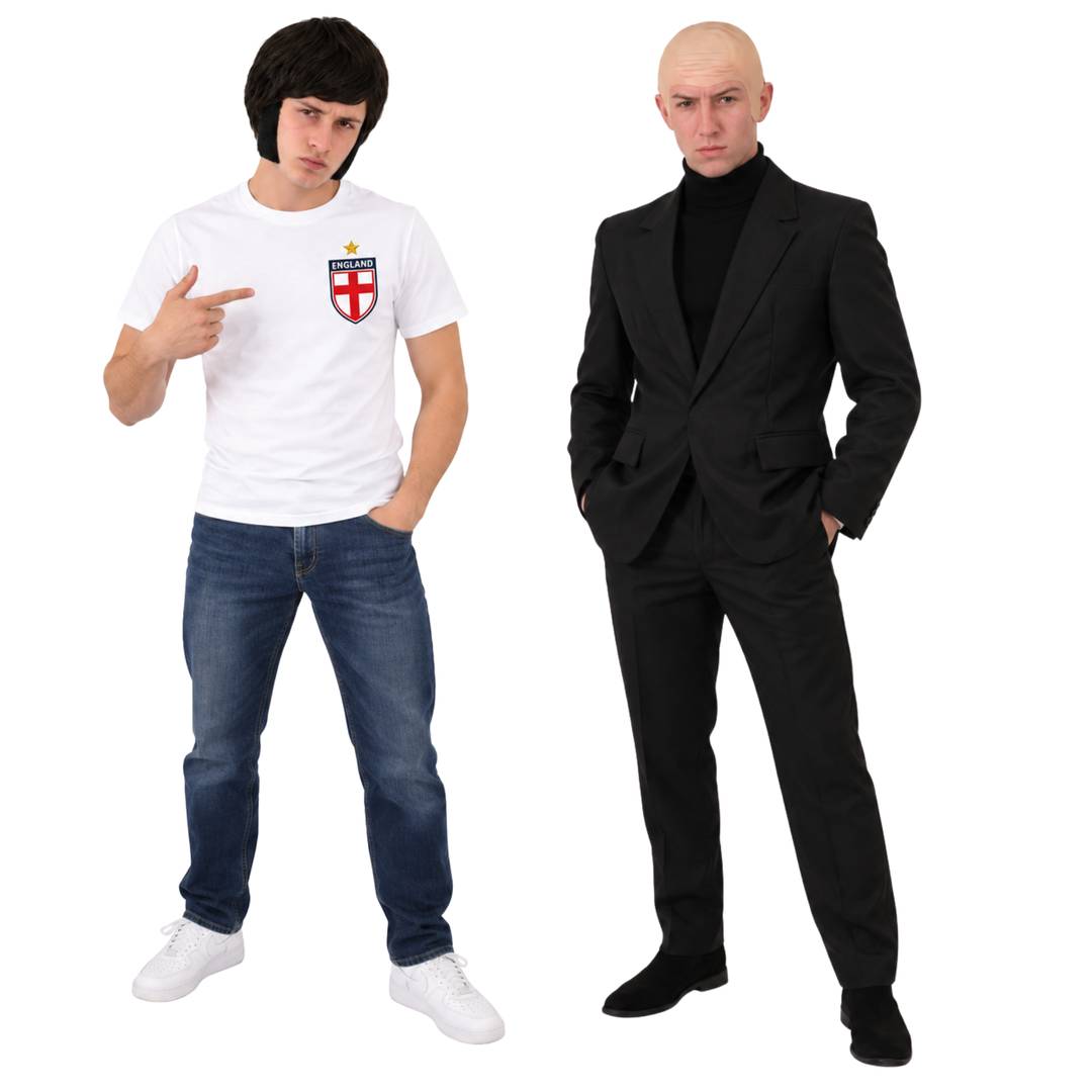 Duo Costume Set - England Fan & Secret Agent