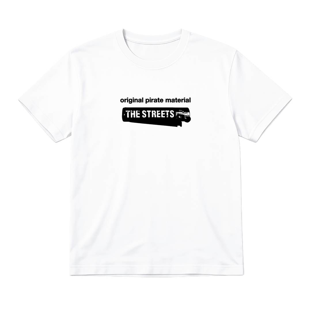 Ladies White Baby Tee | Y2K Cropped Fitted T-Shirt with Black Lighter Graphic | 100% Cotton