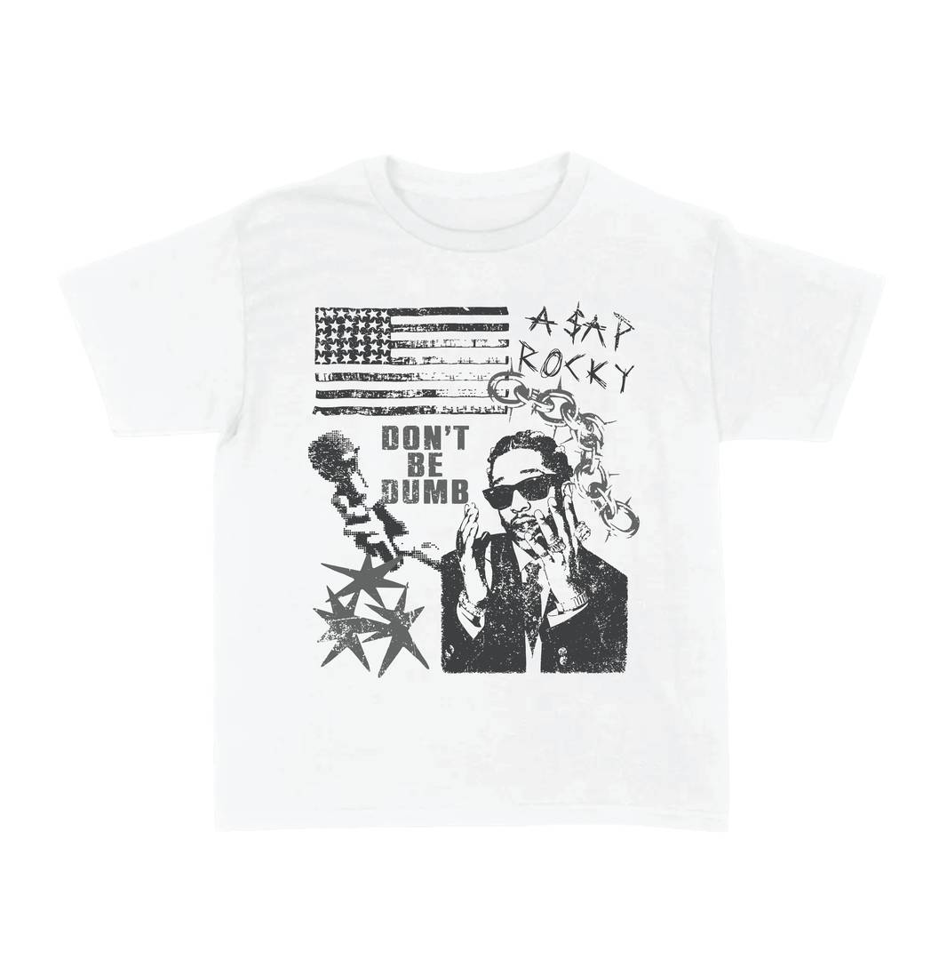 Adult Hip-Hop Rap Concert T-Shirt | Black Print Festival Top